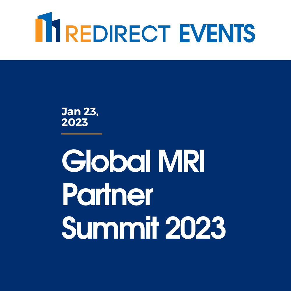 Event Poster for 'Global MRI Partner Summit 2023'